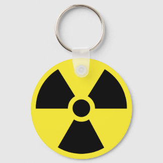 Radioactive Symbol Keychain