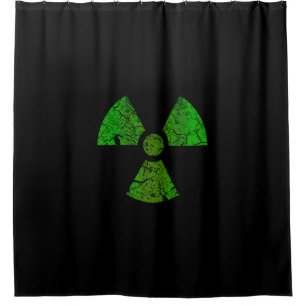 Radioactive Symbol Shower Curtain