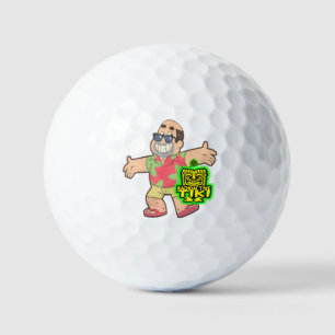 Radioactive Tiki Golf Balls