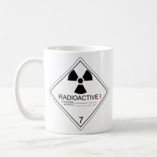 Radioactive Transport Plate Cat 1 Mug