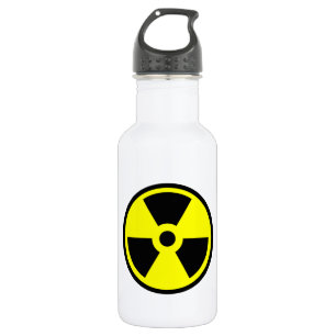 Radioactive Yellow And Black Symbol 532 Ml Water Bottle
