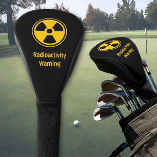 Radioactivity Warning Golf Head Cover