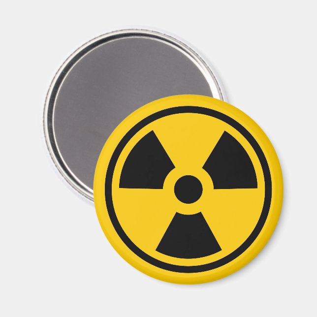 Radioactivity Warning Magnet (Front/Back)