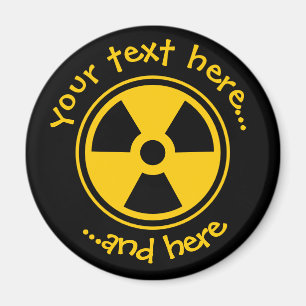 Radioactivity Warning Magnet