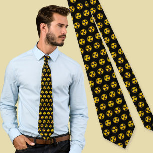Radioactivity Warning Pattern Tie