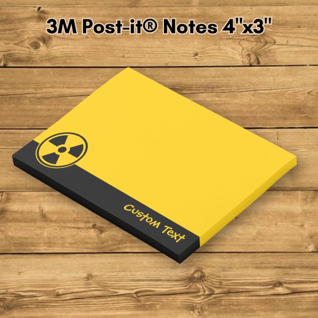 Radioactivity Warning Post-it Notes (Creator Uploaded)