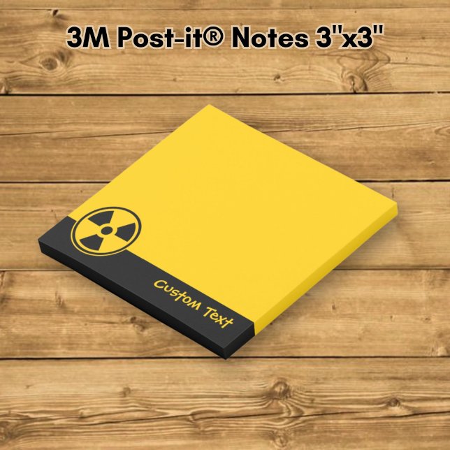 Radioactivity Warning Post-it Notes (Creator Uploaded)