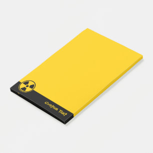 Radioactivity Warning Post-it Notes