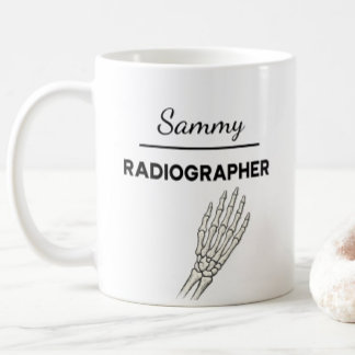 RADIOGRAPHER Personalised Name X-Ray Tech Gift Coffee Mug