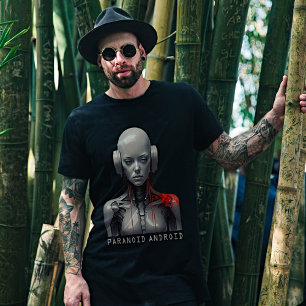 Radiohead's Paranoid Android - Futuristic Art T-Shirt