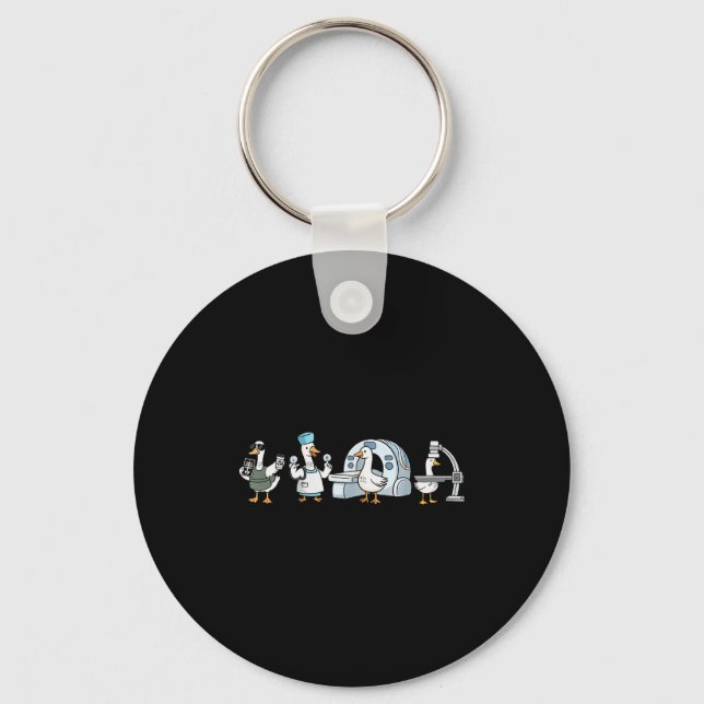 Radiologic Technologist Goose Radiology X-ray Radi Key Ring (Front)