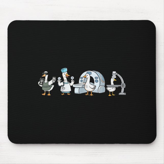 Radiologic Technologist Goose Radiology X-ray Radi Mouse Mat (Front)