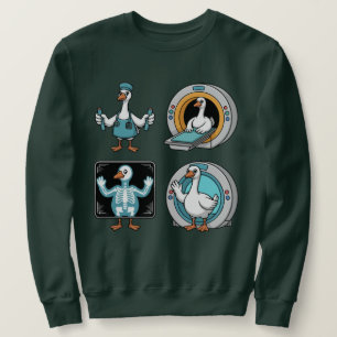 Radiologic Technologist Silly Goose , Funny X-Ray  Sweatshirt