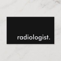 radiologist.
