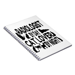 Radiologist Cat Lover Notebook