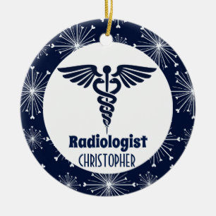 Radiologist Personalised Gift Ceramic Tree Decoration