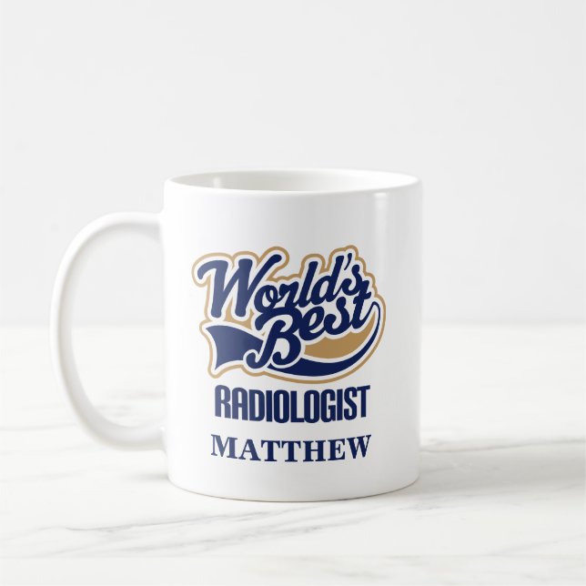 Radiologist Personalised Mug Gift (Left)