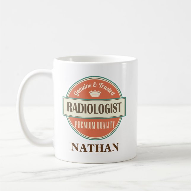 Radiologist Personalised Office Mug Gift (Left)