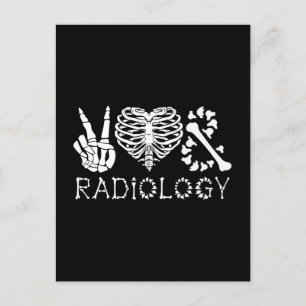 Radiologist Quote Rad Tech Radiology X-Ray Xray Holiday Postcard