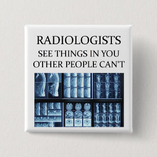 RADIOLOGisT  radiology 15 Cm Square Badge
