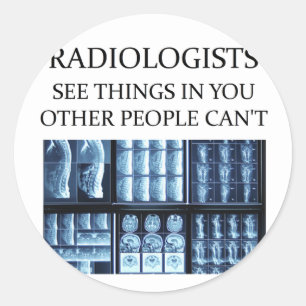 RADIOLOGisT  radiology Classic Round Sticker