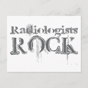 Radiologists Rock Postcard