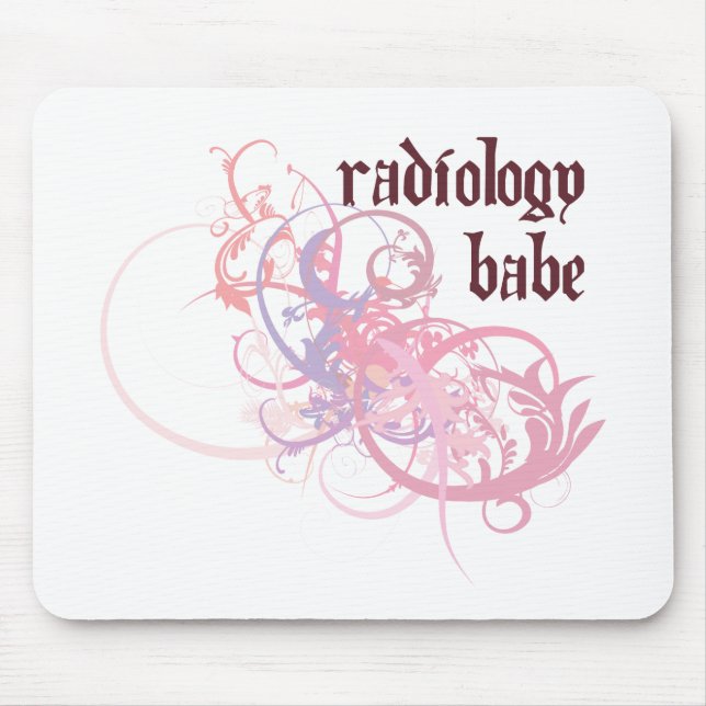 Radiology Babe Mouse Mat (Front)