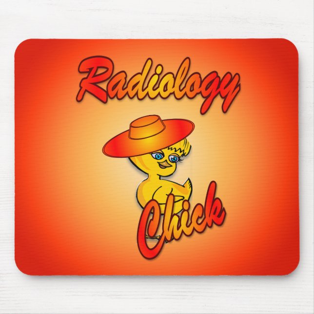 Radiology chick #5 mouse mat (Front)
