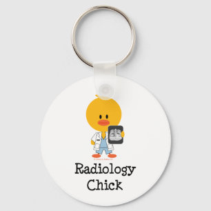 Radiology Chick Keychain
 Key Ring