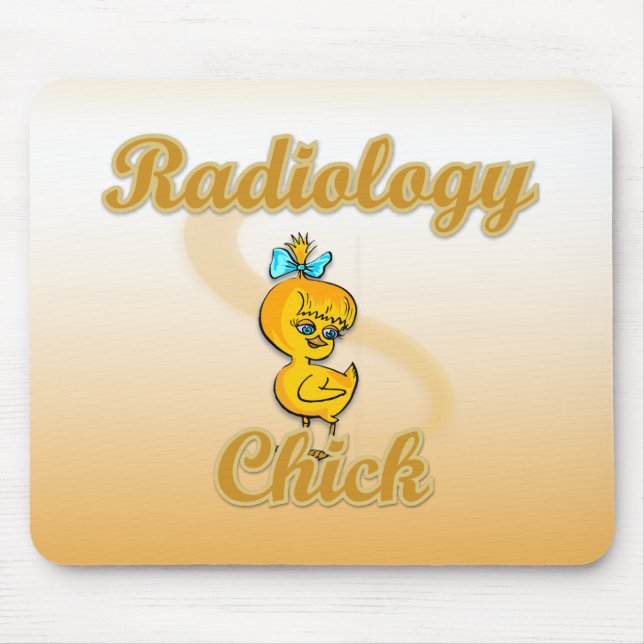 Radiology Chick Mouse Mat (Front)