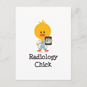 Radiology Chick Postcard
 Postcard