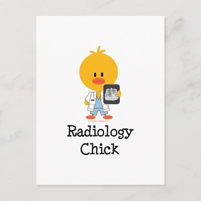 Radiology Chick Postcard
 Postcard (Front)