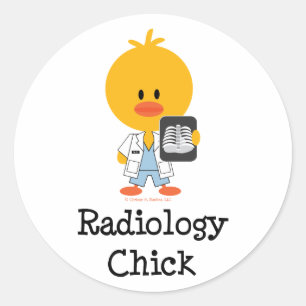 Radiology Chick Stickers