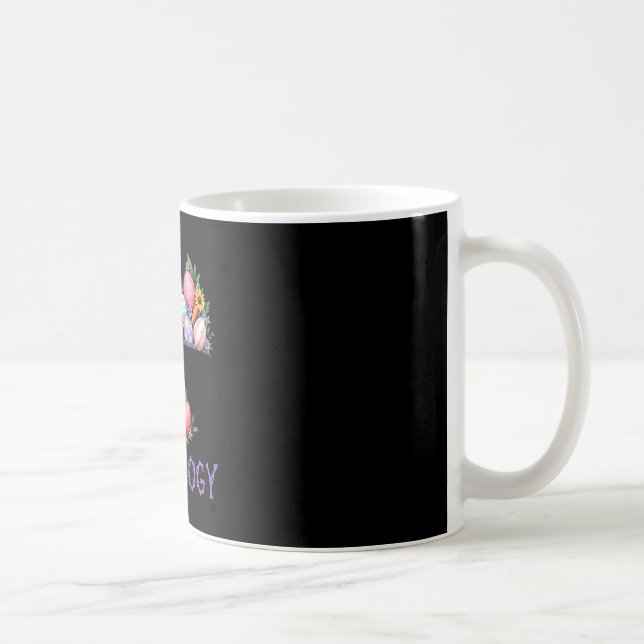 Radiology Easter Egg Bunny Egg Long Sleeve  Coffee Mug (Right)