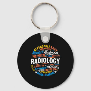 Radiology Funny Rad Tech Week Appreciation Radiolo Key Ring