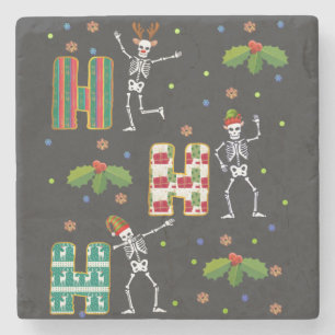 Radiology Ho-Ho-Ho Christmas Squad Group Matching Stone Coaster