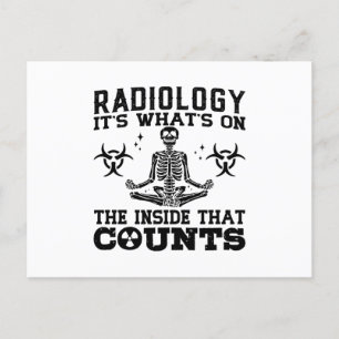 Radiology It's What's On The Technologist Xray Postcard