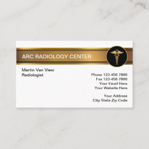 Radiology Lab Business Card