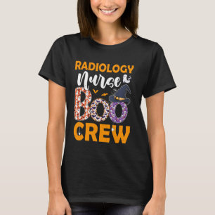 Radiology Nurse Boo Crew Spooky Boo Ghost Hallowee T-Shirt