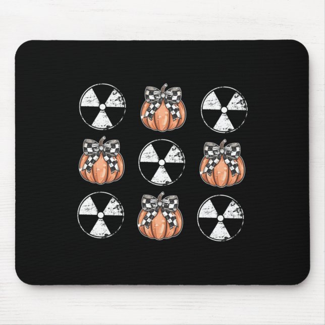 Radiology Pumpkin Coquette Fall Autumn Xray Tech H Mouse Mat (Front)