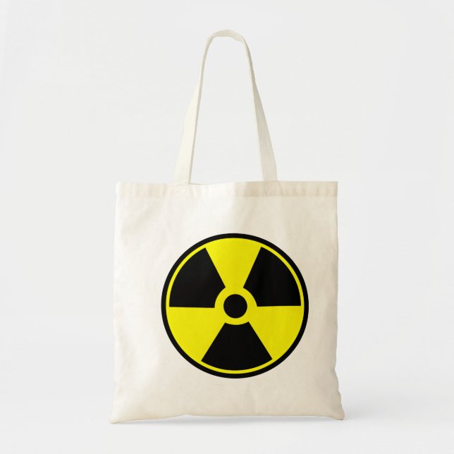 Radiology Radiation Safety Symbol tote bag (Front)