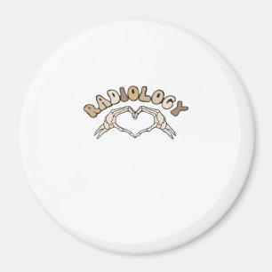 Radiology Skeleton Heart Hands Classic Magnet