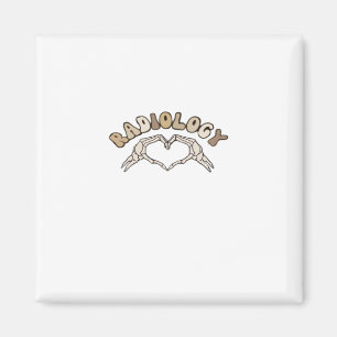 Radiology Skeleton Heart Hands Classic Magnet