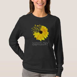Radiology Sunflower Tech Radiologist X Ray Radiogr T-Shirt