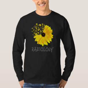 Radiology Sunflower Tech Radiologist X Ray Radiogr T-Shirt