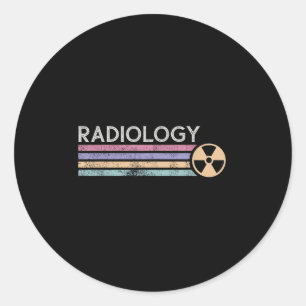 Radiology Tech Future Radiologist X-ray Tech Skele Classic Round Sticker