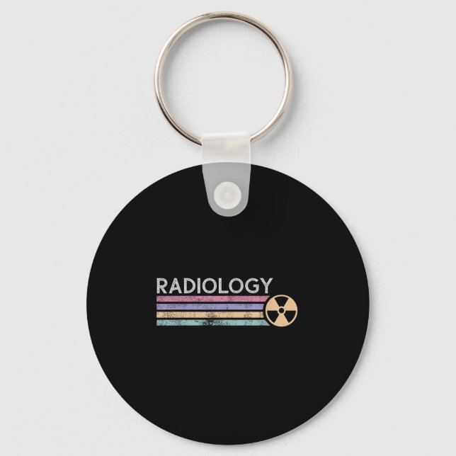 Radiology Tech Future Radiologist X-ray Tech Skele Key Ring (Front)