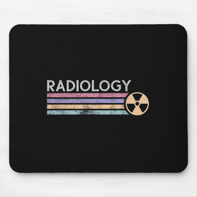 Radiology Tech Future Radiologist X-ray Tech Skele Mouse Mat (Front)