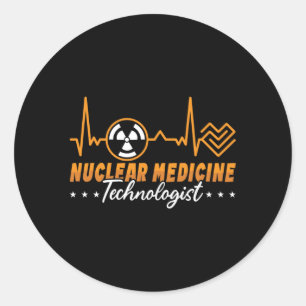 Radiology Tech Nuclear Medicine Technologist Xray Classic Round Sticker
