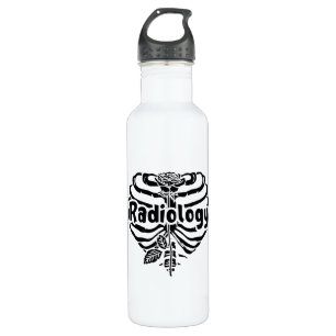 Radiology Tech Rad Nurse Flower Technologist Xray 710 Ml Water Bottle